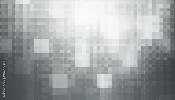 Fototapeta Abstract gray background with pixelated texture, ideal for modern designs and artistic projects.