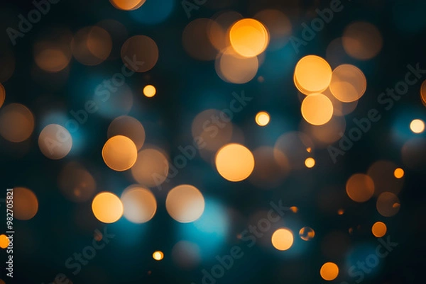 Fototapeta blurry light in dark background