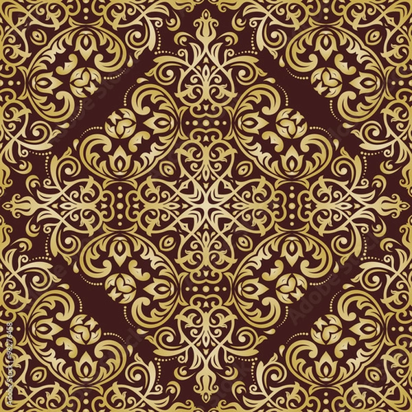 Fototapeta Damask Seamless Pattern