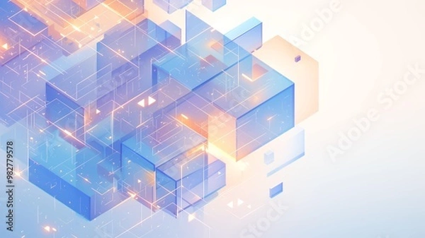 Fototapeta 幾何学模様の背景画像