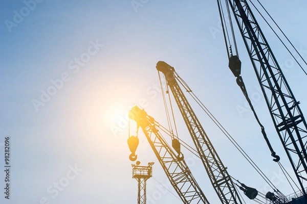 Obraz industrial crane machine