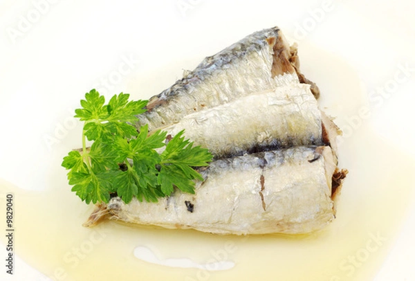 Obraz Sardinas en aceite y perejil
