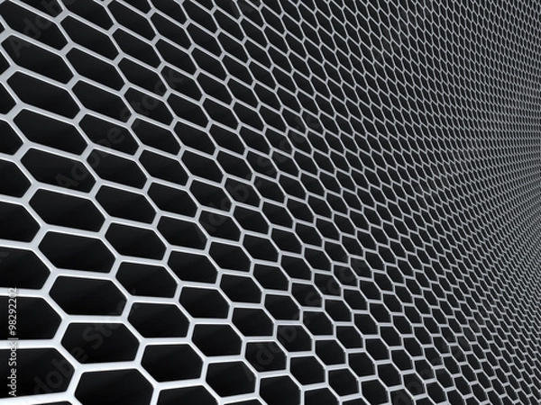 Obraz Metal grid wall