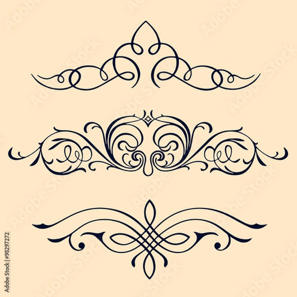 Fototapeta Vector vintage frame.