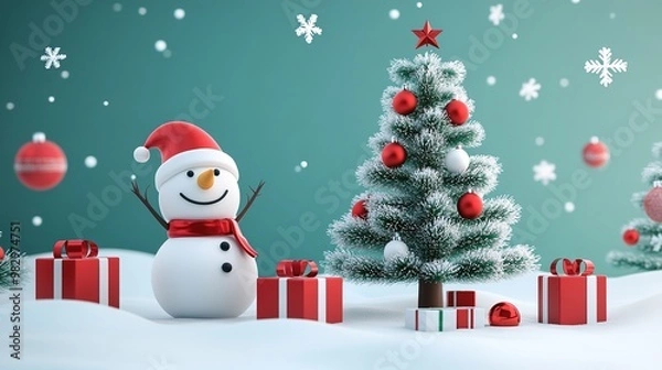 Fototapeta Merry Christmas background