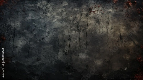 Obraz Scary wall background, horror texture for background