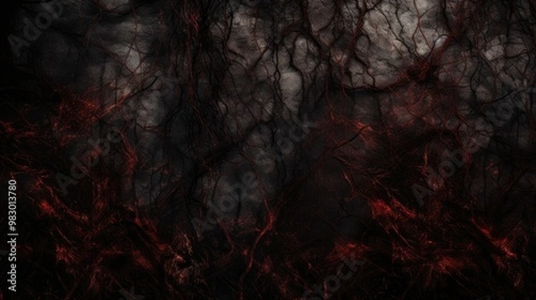 Obraz Scary wall background, horror texture for background