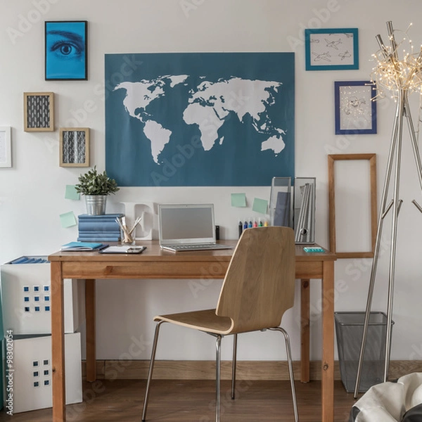 Fototapeta Place in the house where children can study