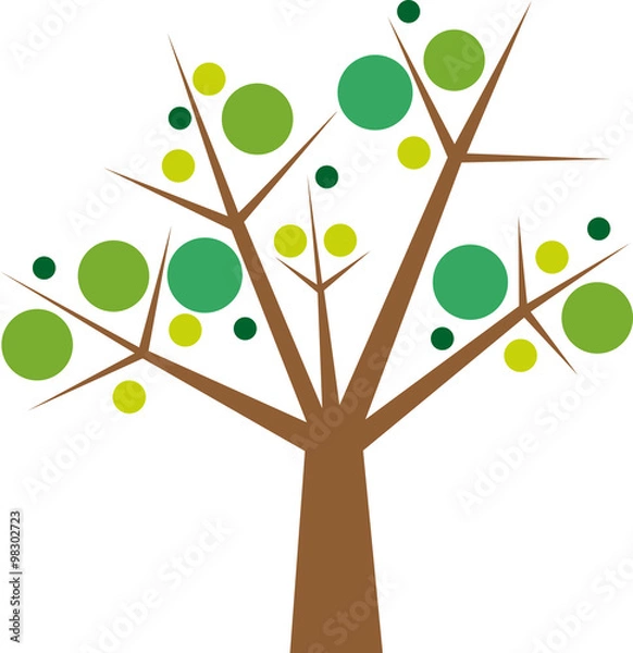 Obraz arbre géométrique