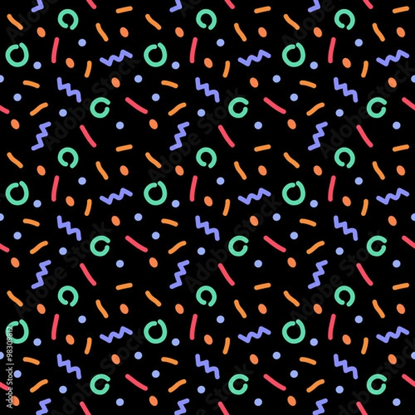 Obraz seamless background 90s