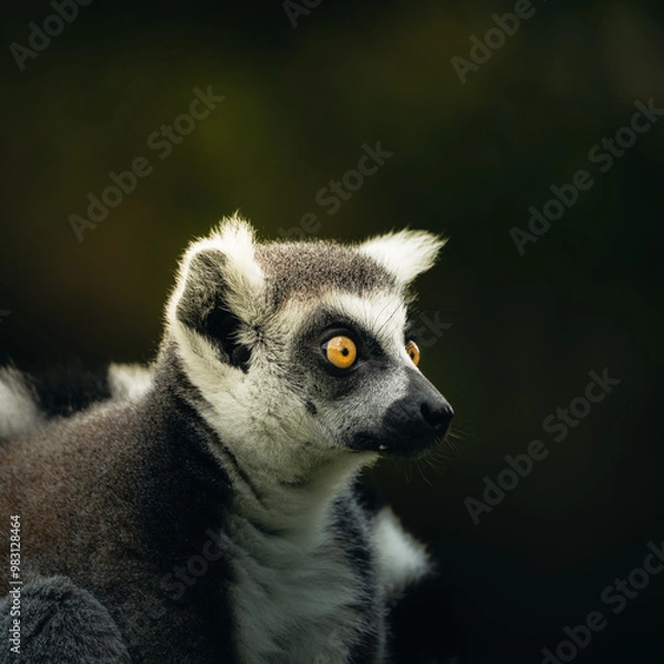 Obraz lemur closeup