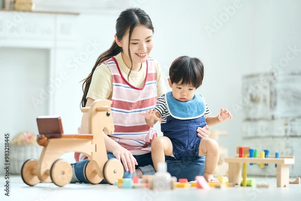 Fototapeta 20代女性保育士イメージ