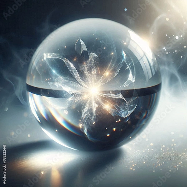 Fototapeta crystal ball 