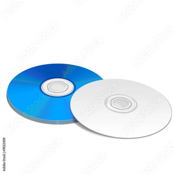 Obraz White Blu-ray/DVD Stack