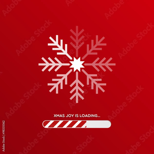 Obraz Christmas joy is loading