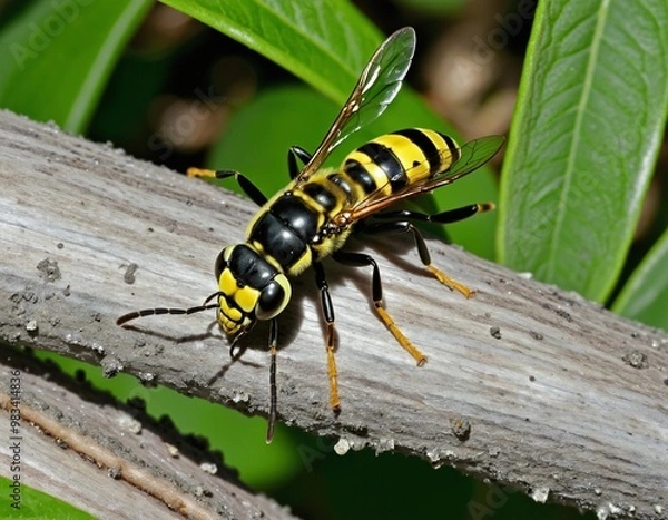 Obraz Wasp Emerging from Earth