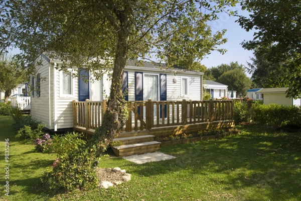 Obraz kemping mobilny