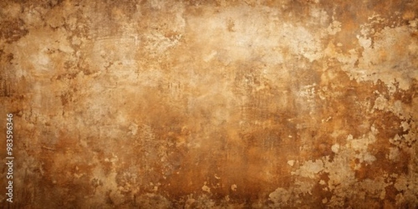 Fototapeta Vintage rusty metal texture in brown beige abstract background for design projects