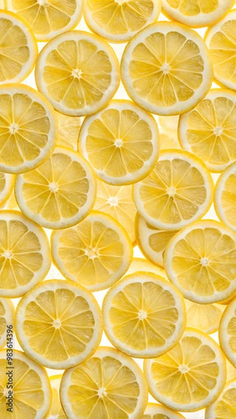 Obraz lemon slices background