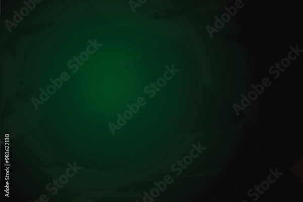 Obraz Gradient Dark Green Background 