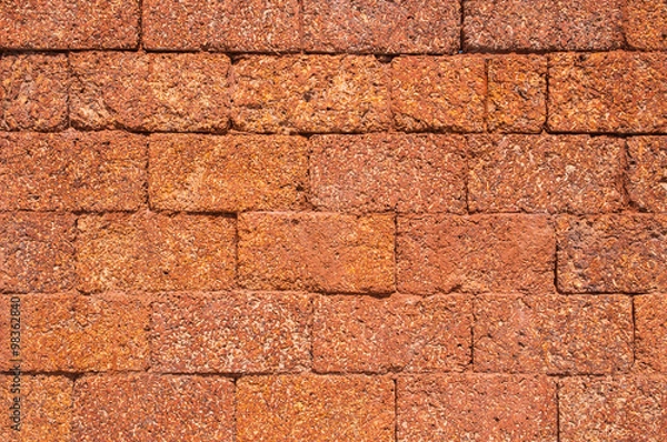 Fototapeta Laterite wall background texture