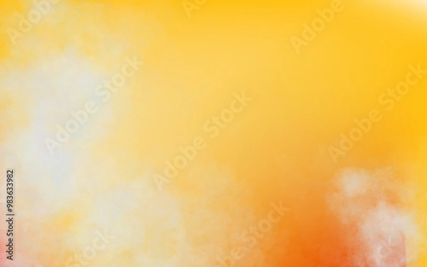 Obraz Smoke yellow color background