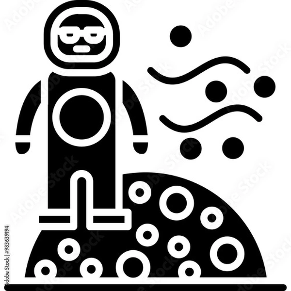 Obraz Moon Landing Icon