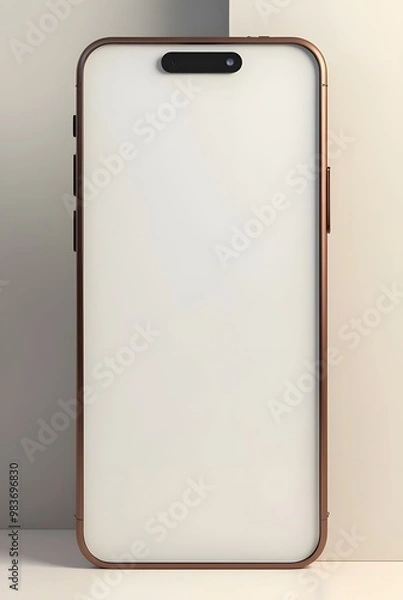 Obraz スマートフォンの画面が白い画像