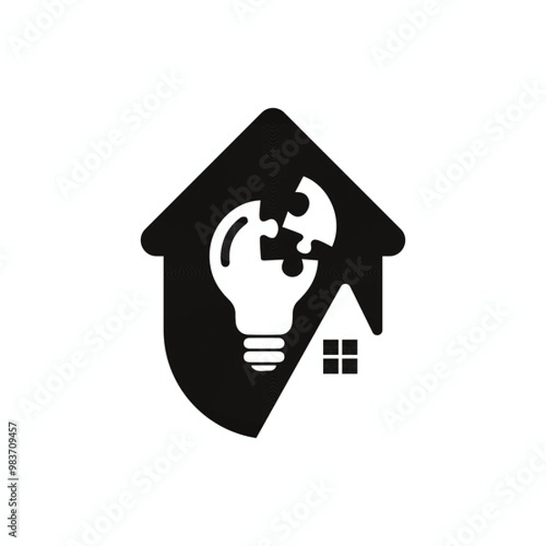 Fototapeta Idea Home Logo Design , Vector Design 