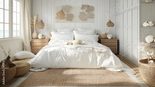 Obraz bed in room