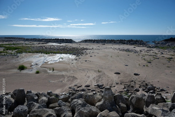 Obraz 隆起した海岸線