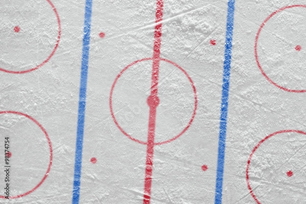 Obraz Lodowa arena hokeja