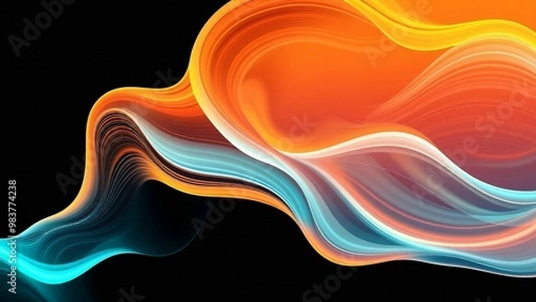 Fototapeta abstract background with smoke