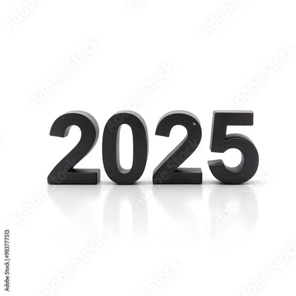 Obraz a post of happy new year, 2025, step into 2025 with positivity