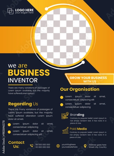 Fototapeta Business Flyer