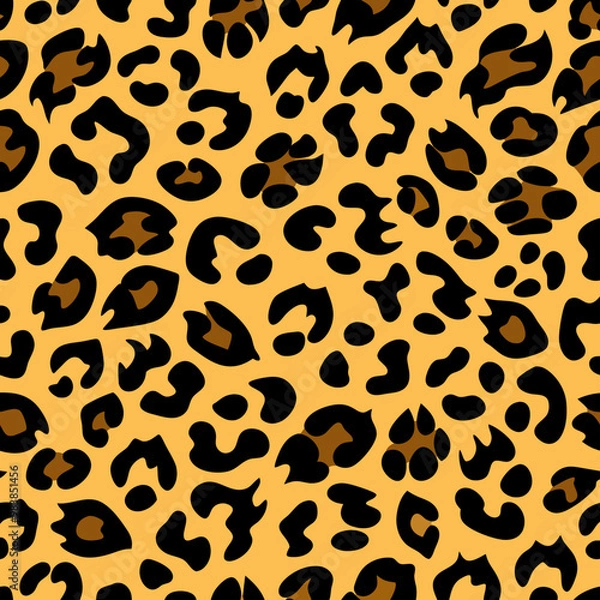 Fototapeta Leopard skin texture Pattern