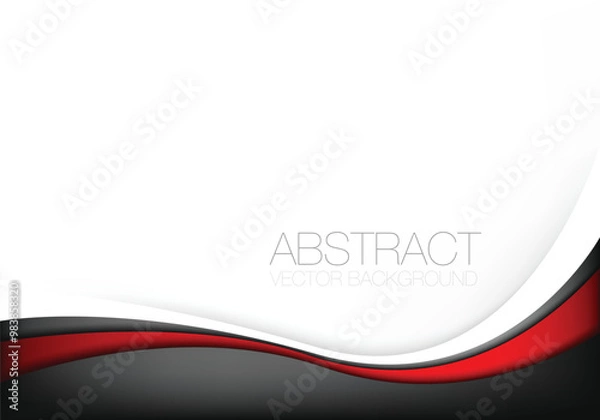 Obraz graphic vector curve line overlap background for text and message design