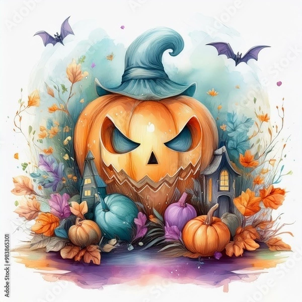 Fototapeta ハロウィンのイラスト