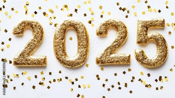 Fototapeta Happy New Year Greetings, Generaative AI