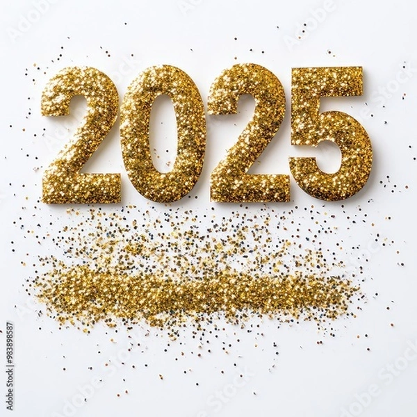 Fototapeta Happy New Year Greetings, Generaative AI