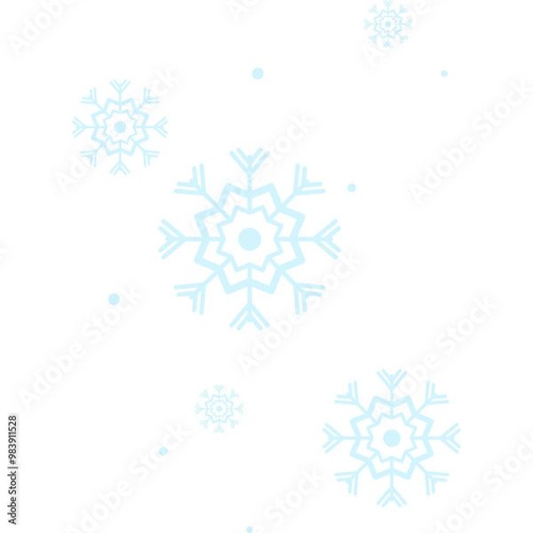 Fototapeta Falling Snowflakes