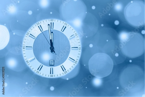 Obraz New Year clock