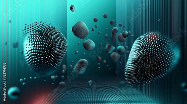 Obraz abstract blue background