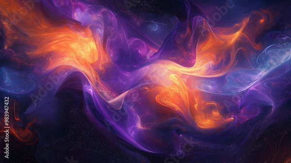 Fototapeta Galactic Nebula Vortex