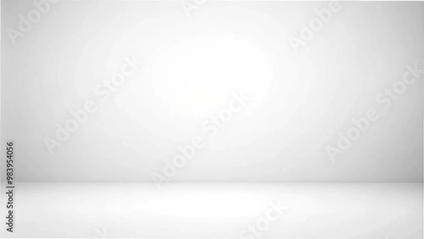 Fototapeta Empty white studio background. Design for displaying product.
