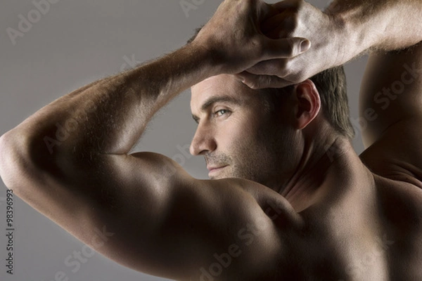 Obraz Muscular caucasian man