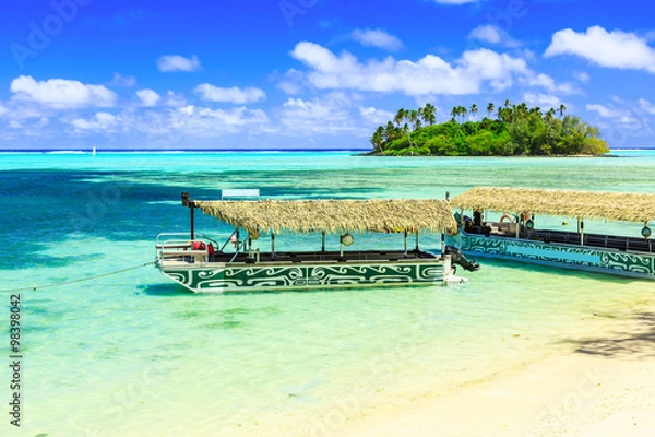 Obraz Rarotonga, Wyspy Cook.