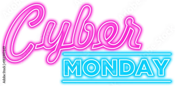 Obraz Neon Cyber Monday