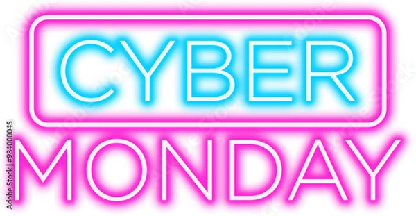 Obraz Neon Cyber Monday