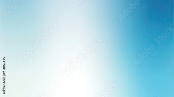 Fototapeta Bluured blue colorful gradient background with noise texture effects. Gradient mesh backdrop